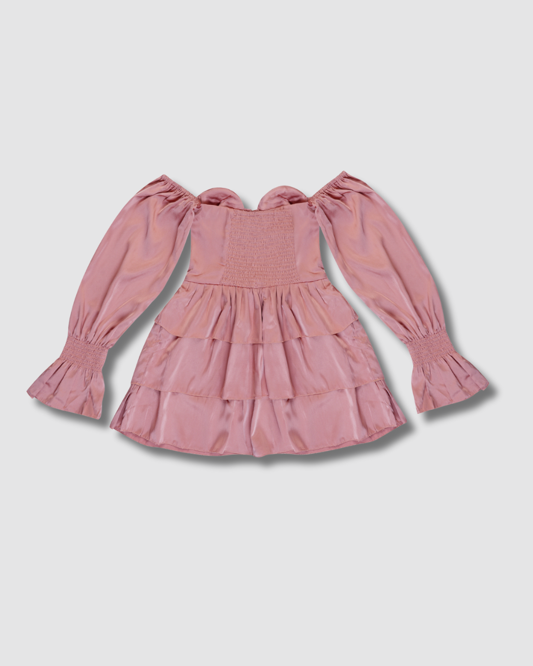 Dusky Rose Twirl Dress
