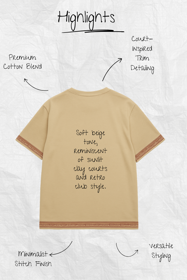 La Première Serve Tee – Noir Court