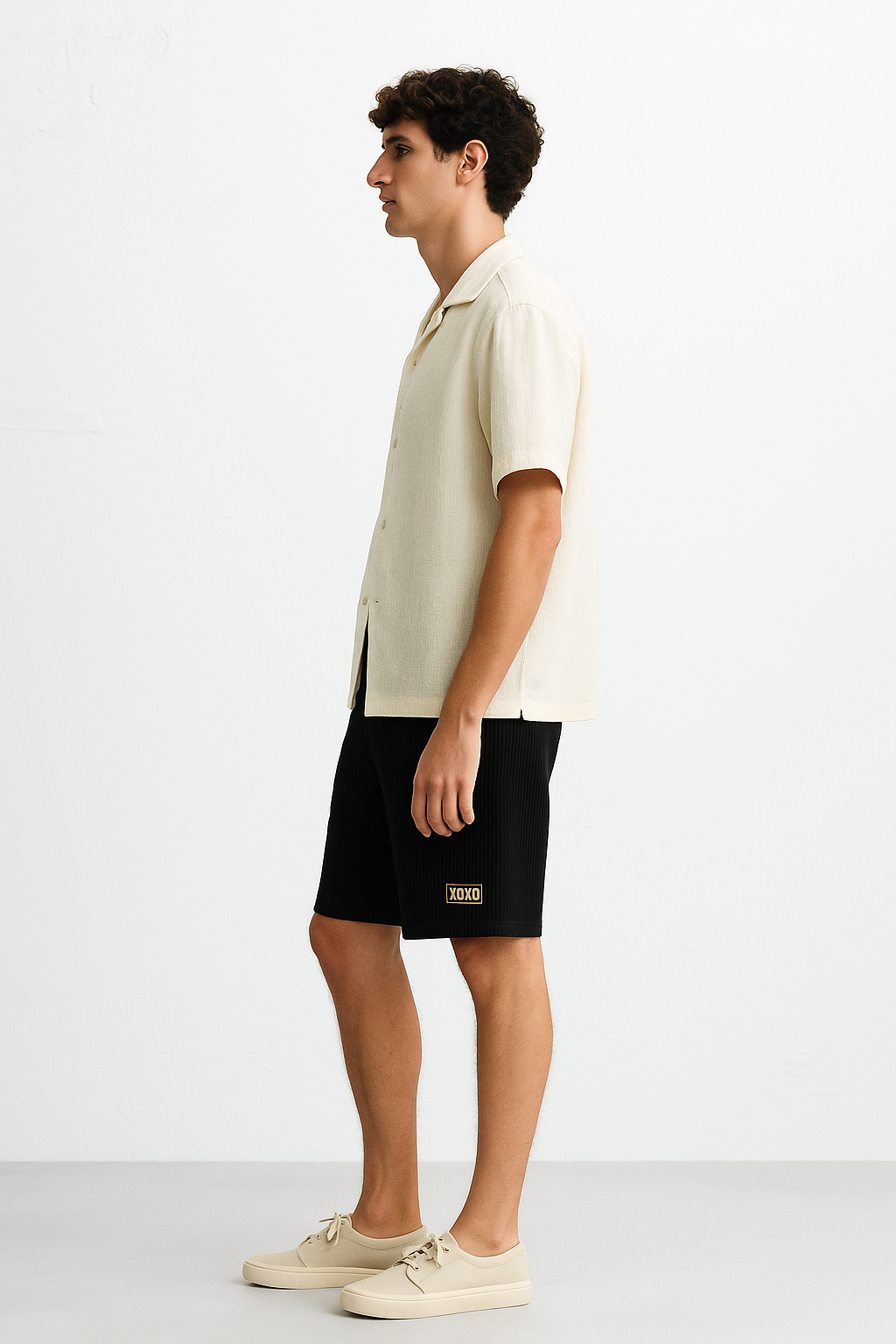 XOXO Black Corduroy Shorts