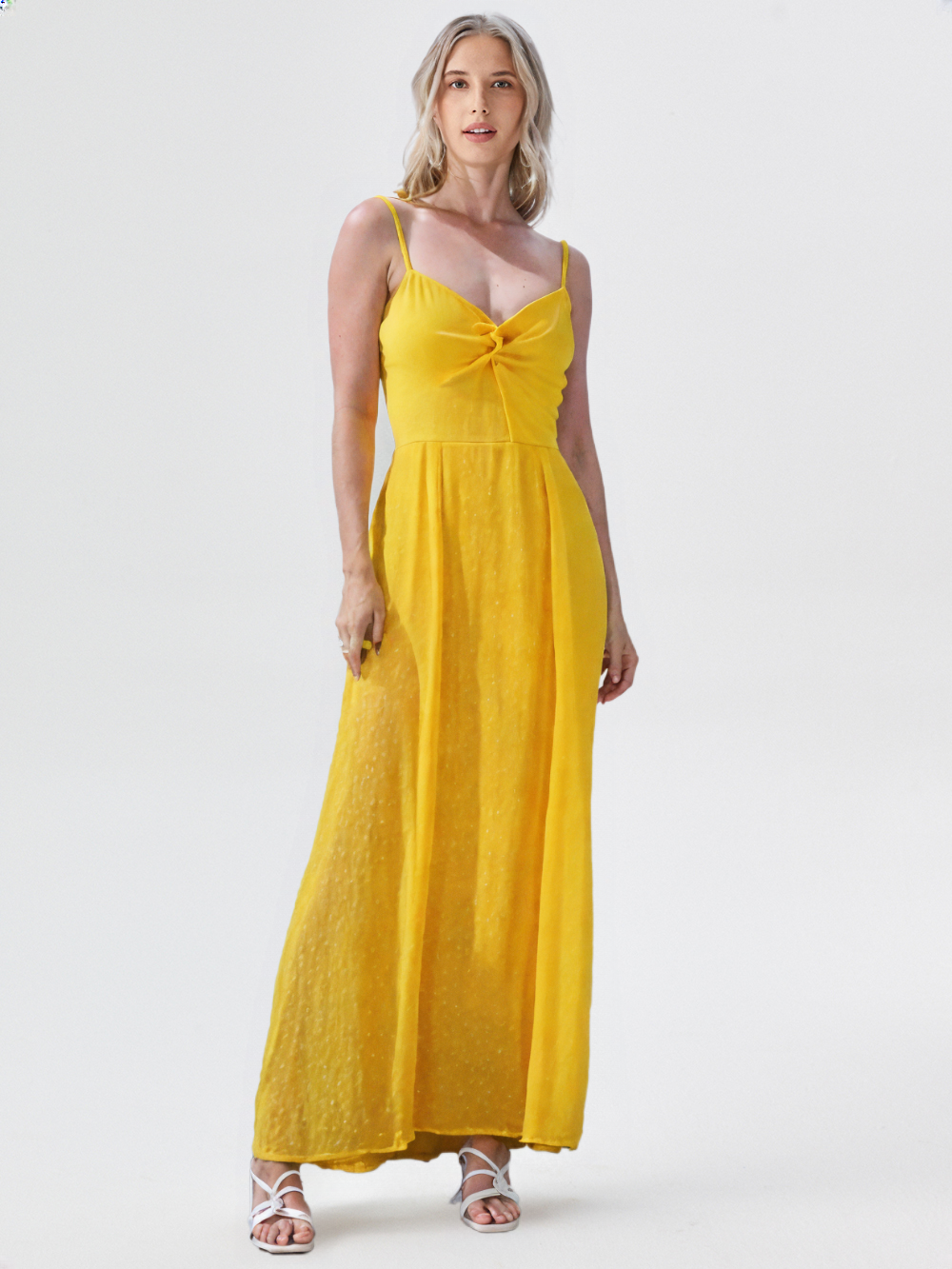 Golden Glow Maxi Dress