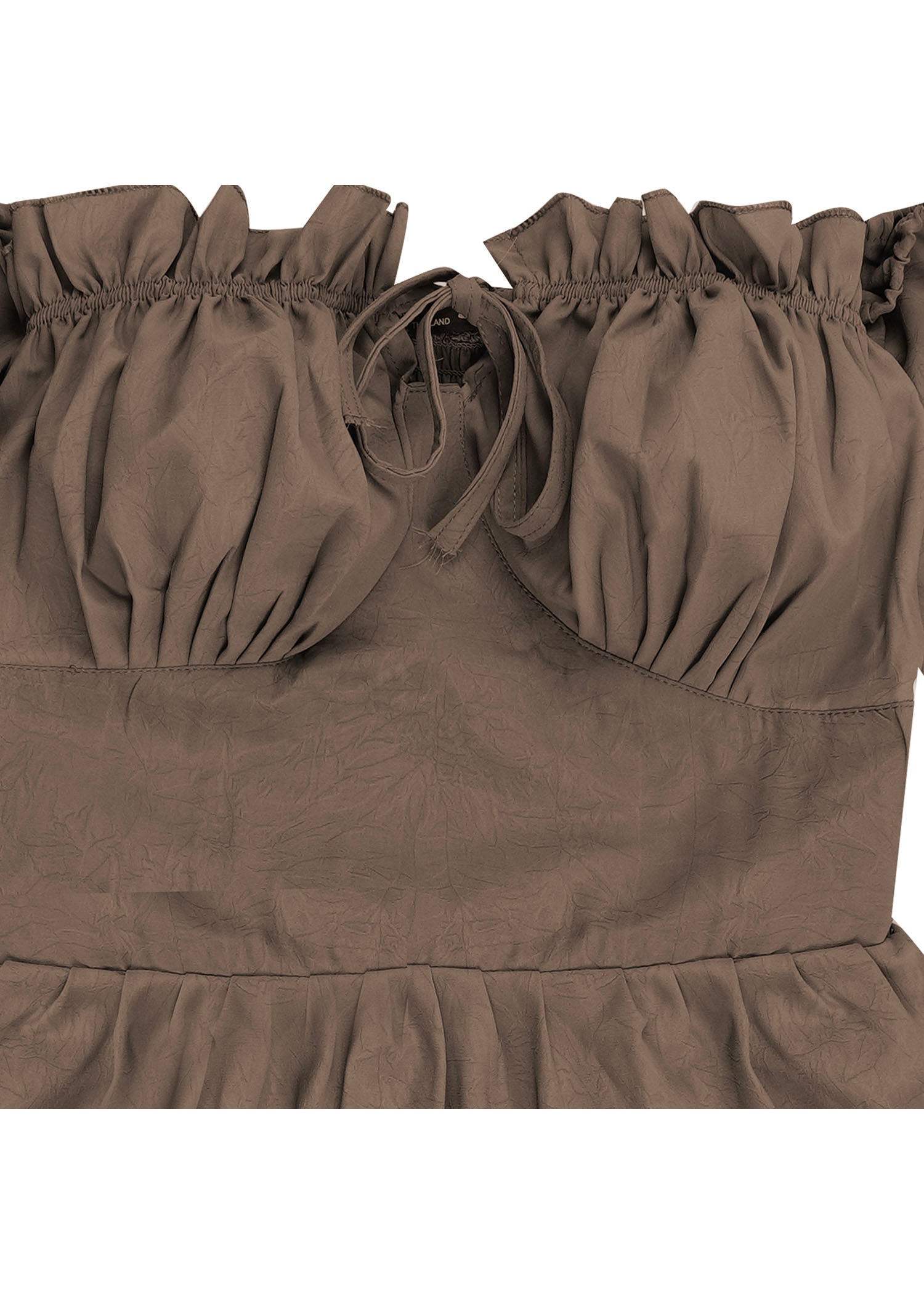 Quartz Off Shoulder Ruffle Dress