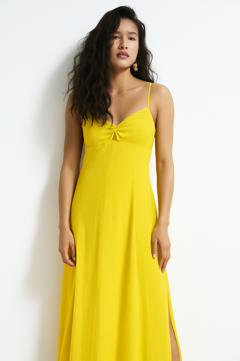 Golden Glow Maxi Dress