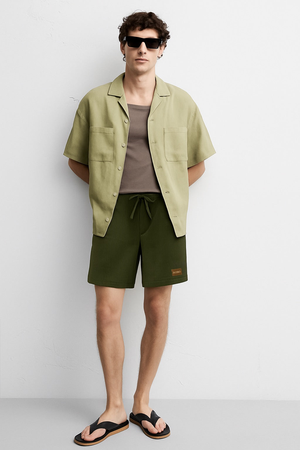 XOXO Olive Green Shorts