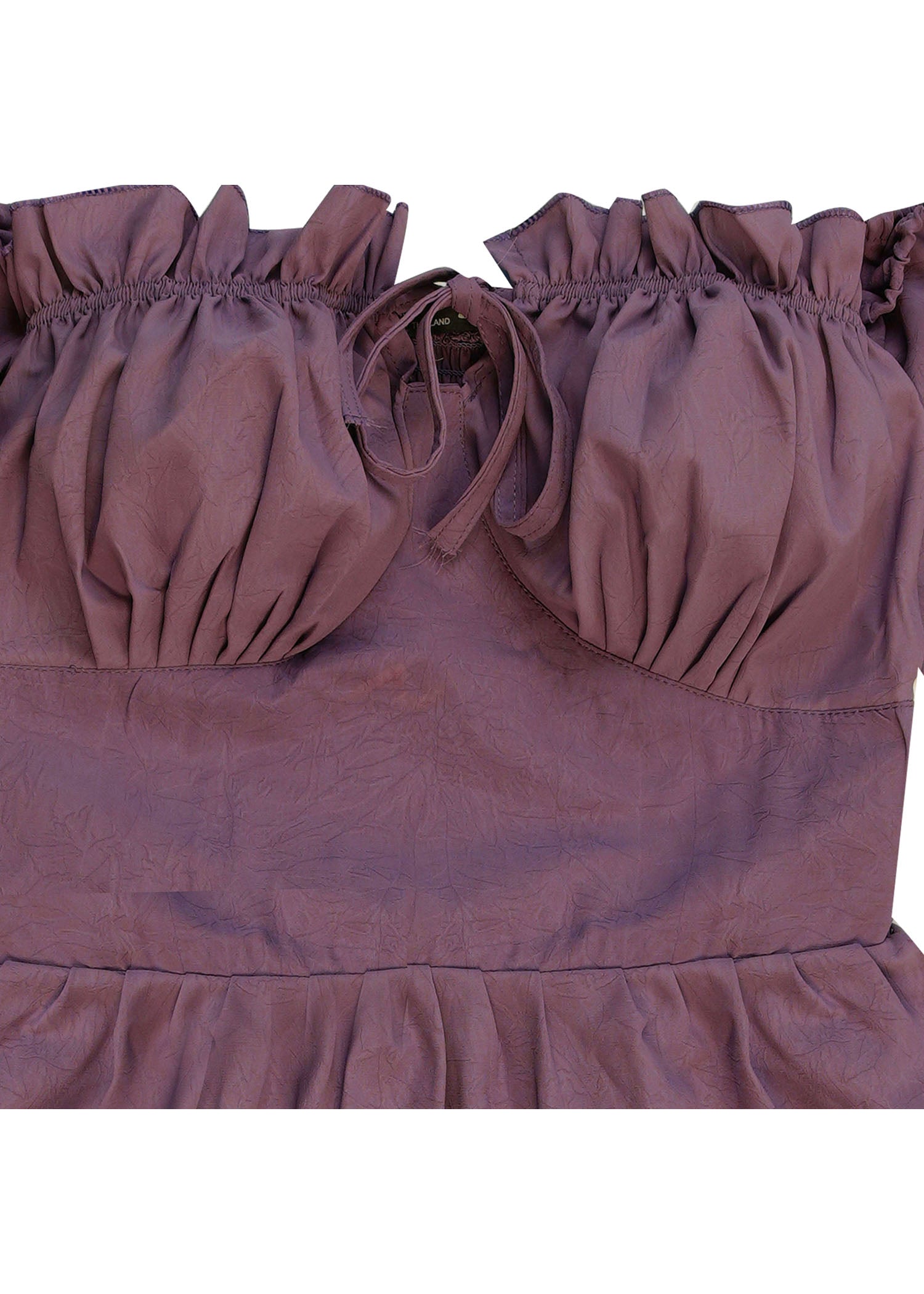 Amethyst Off Shoulder Ruffle Dress