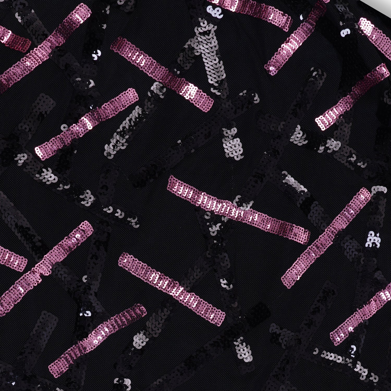 Cocktail Black & Pink Dress