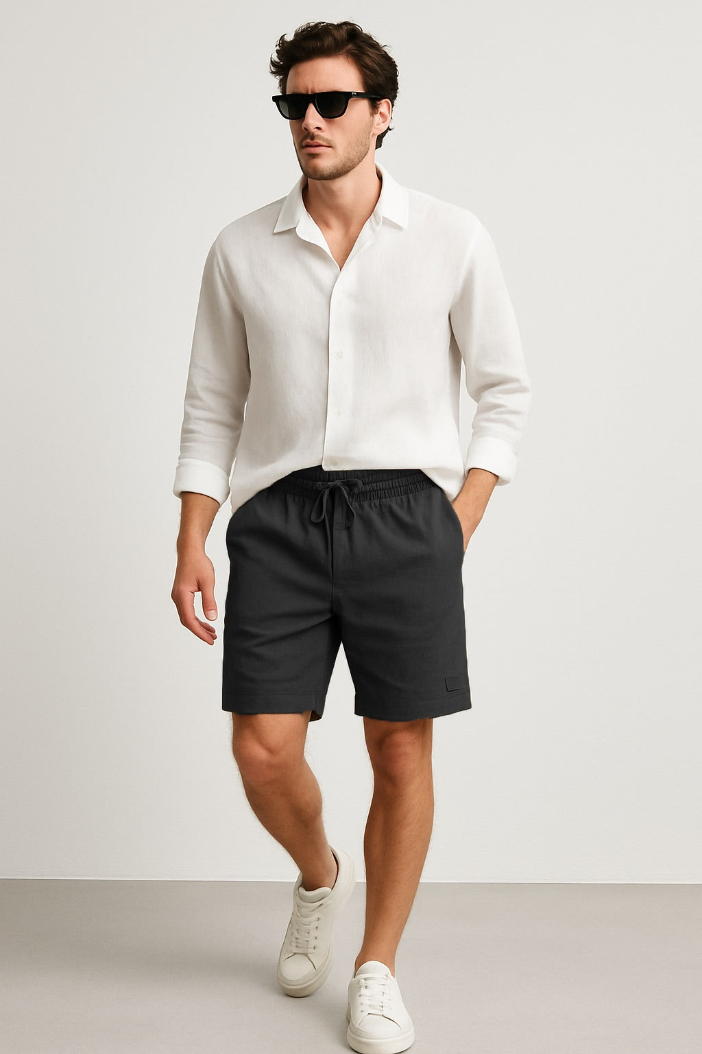 XOXO Black Corduroy Shorts