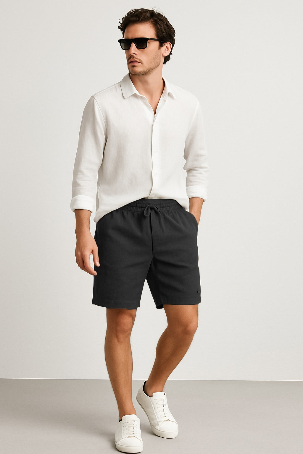 XOXO Black Corduroy Shorts