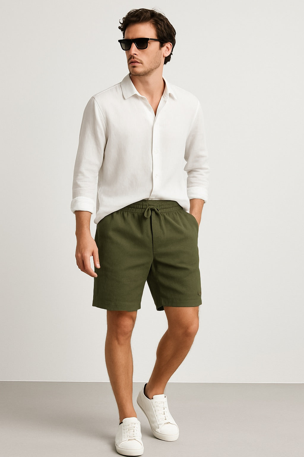 XOXO Olive Green Shorts